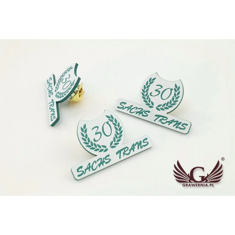 Mini Pins/Badges with Your Logo - Laser Engraving - PS008