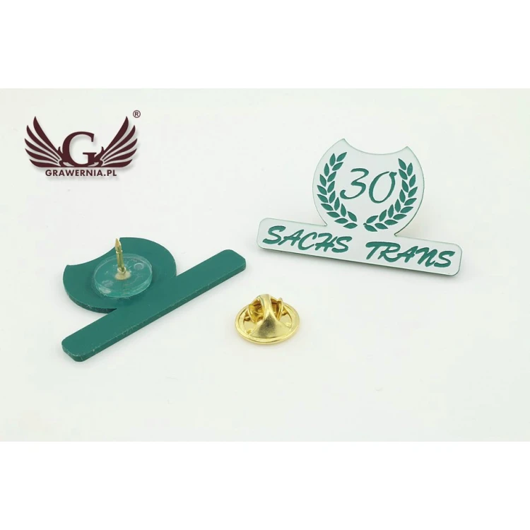 Mini Pins/Badges with Your Logo - Laser Engraving - PS008