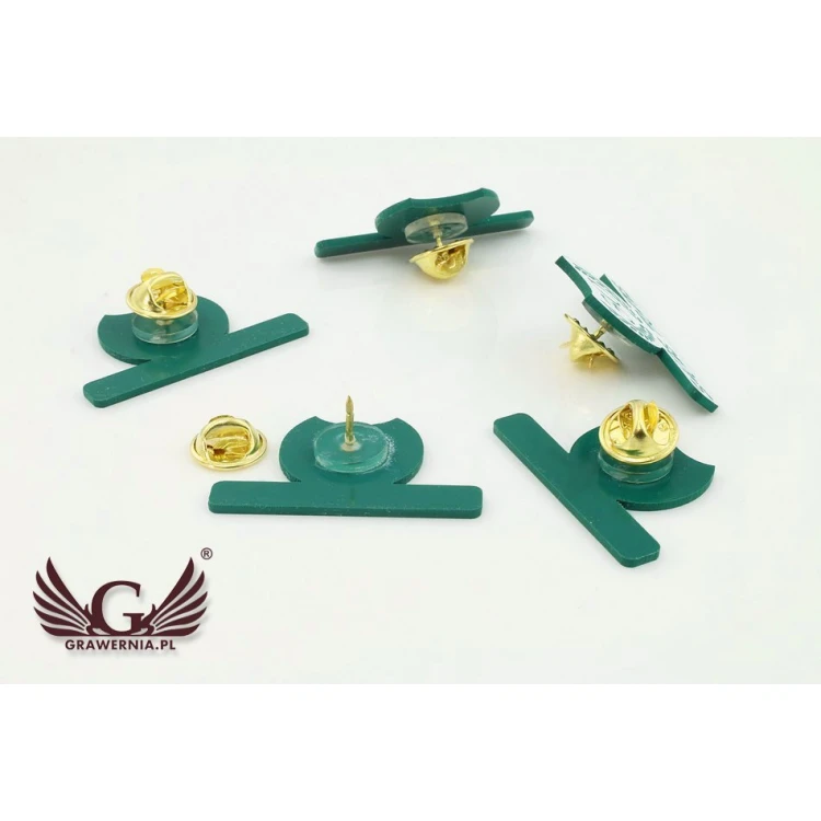 Mini Pins/Badges with Your Logo - Laser Engraving - PS008