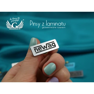 Mini Pins/Badges with Your Logo - Laser Engraving - PS011