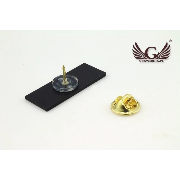 Mini Pins/Badges with Your Logo - UV Color Print - Size 35x14mm - PS012