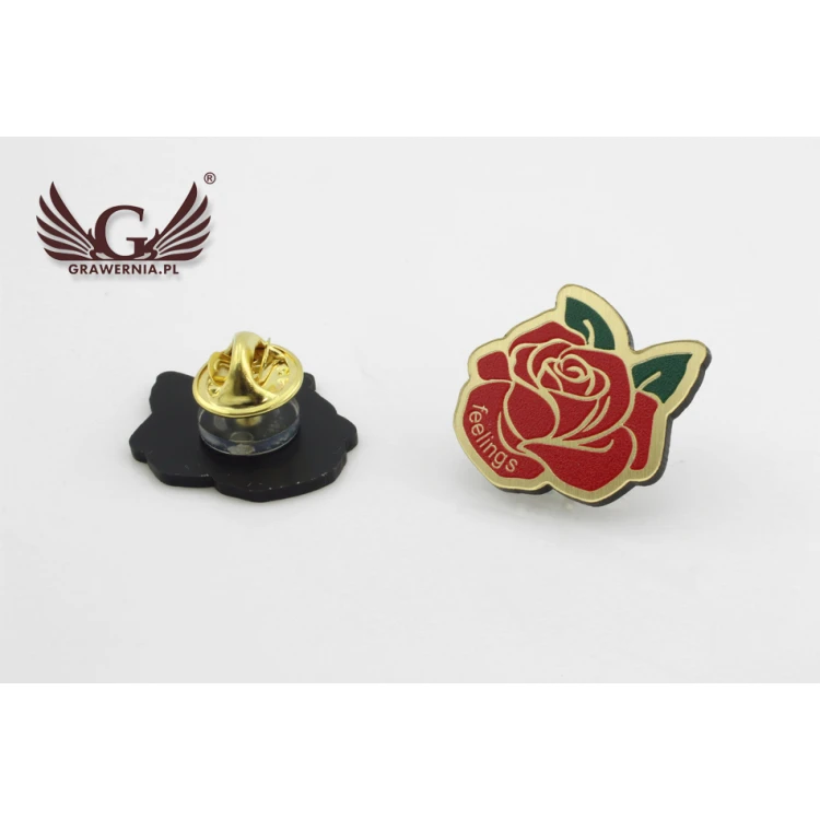 Mini Pins/Badges with Your Logo - size: 24x27mm - UV color print - PS024