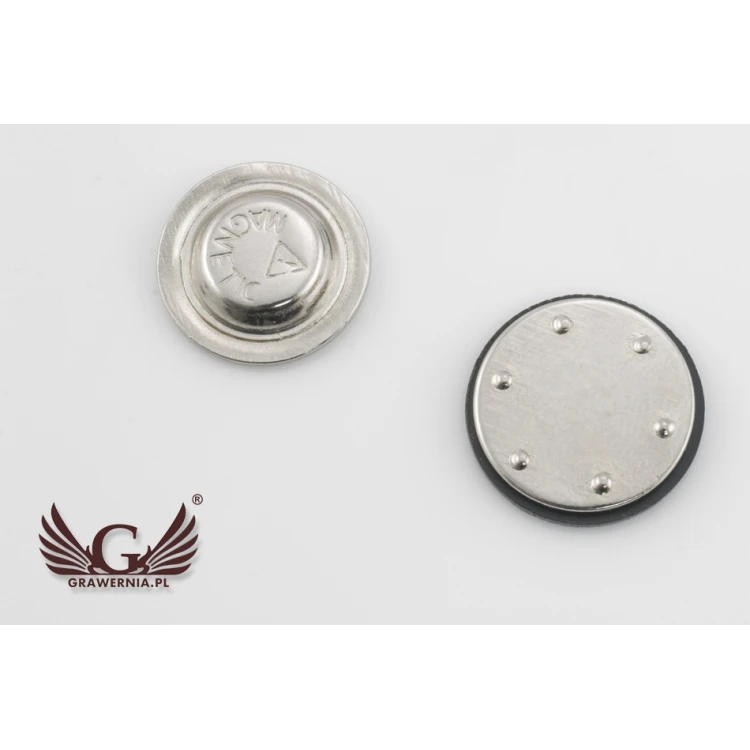 Mini Pins/Badges with Your Logo - size: 24x27mm - UV color print - PS024