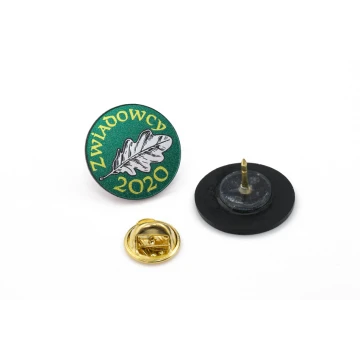 Mini Pins/Badges with Your Logo - size: 22x22mm - UV color print - PS040