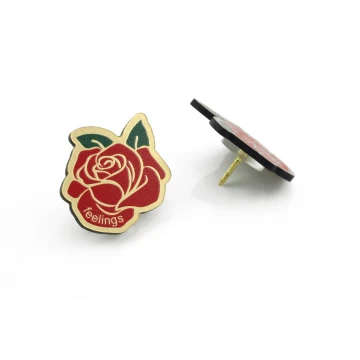 Mini Pins/Badges with Your Logo - size: 24x27mm - UV color print - PS024