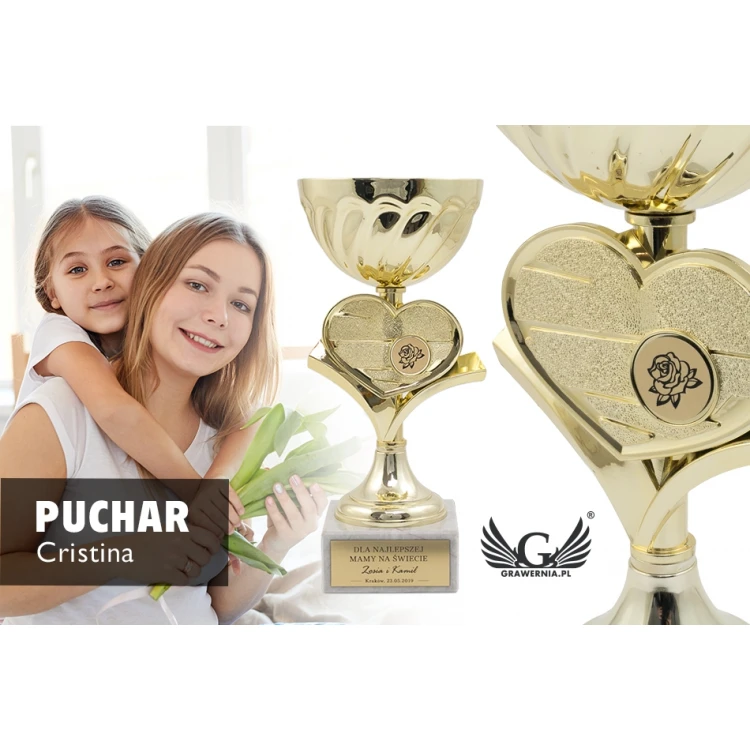 Cristina Cup - Gold - Gift for Mom - P9247A
