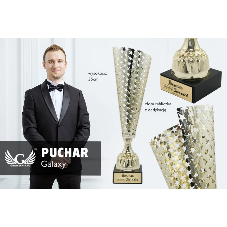 Galaxy Cup - Gold - Gift for the Best Witness - PCH002
