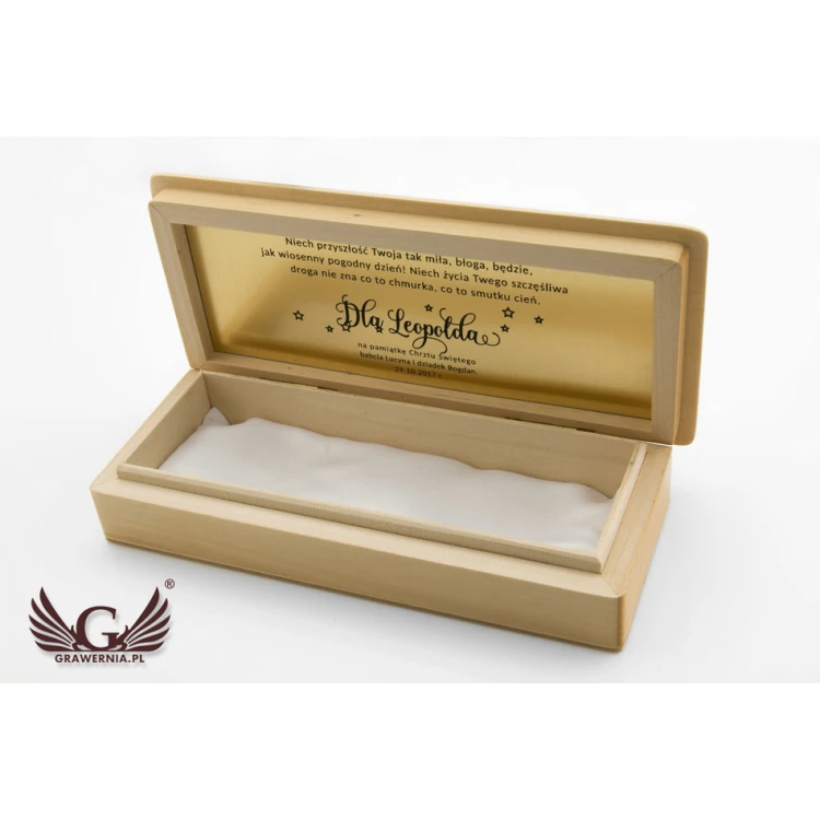 Wooden Box Case with Any Dedication - KAS01
