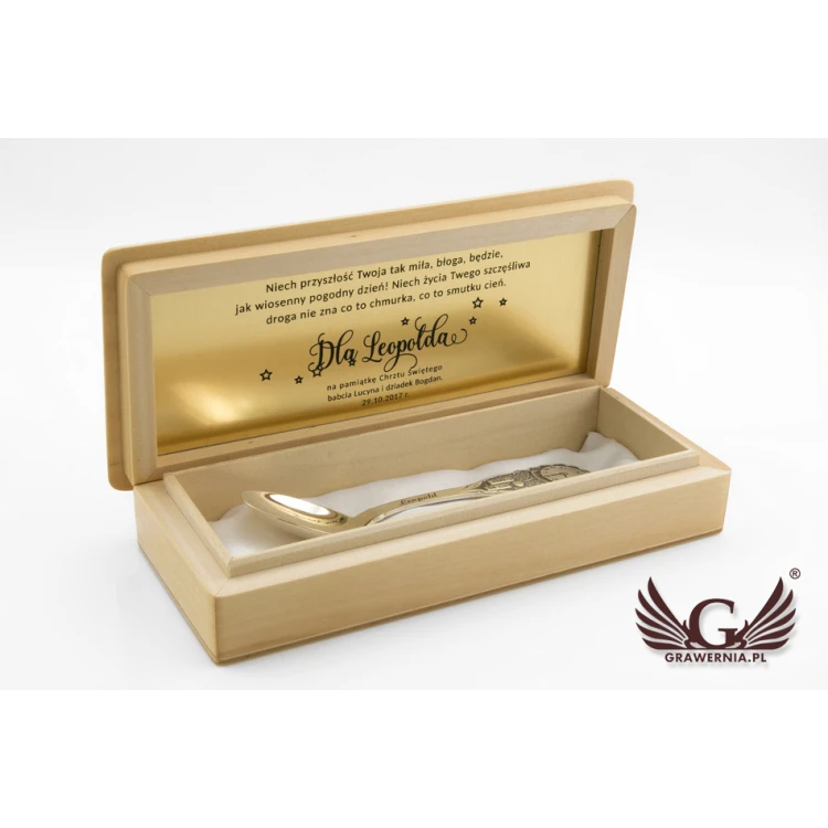 Wooden Box Case with Any Dedication - KAS01
