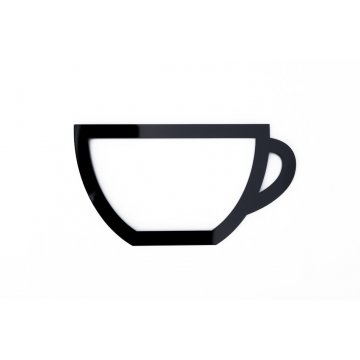 Gastronomic Point - Plexi Pictogram - Black Acrylic 3mm - TAB410