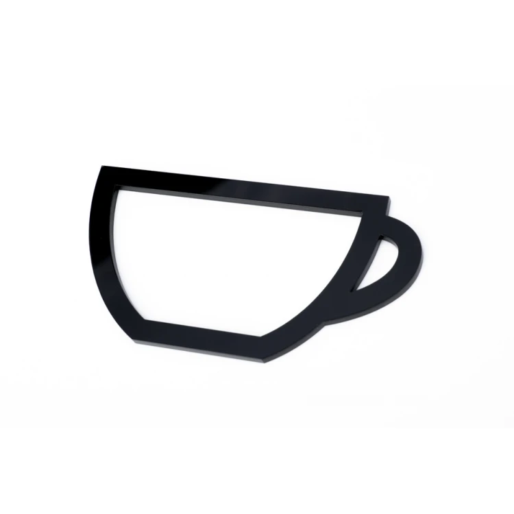 Gastronomic Point - Plexi Pictogram - Black Acrylic 3mm - TAB410