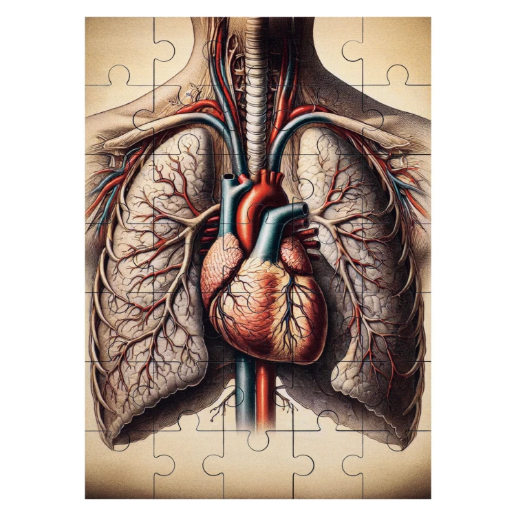 Wooden puzzle with any UV print - dimensions 289x206 mm - PZD006