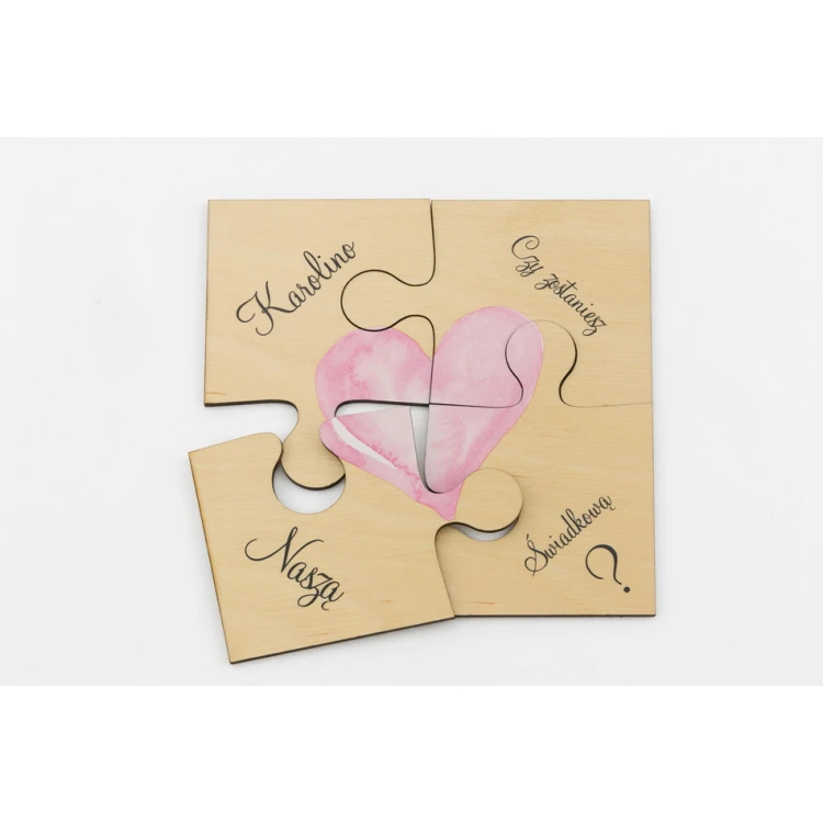 Puzzle - Wedding Invitations for Witnesses - UV Digital Print - ZAP012