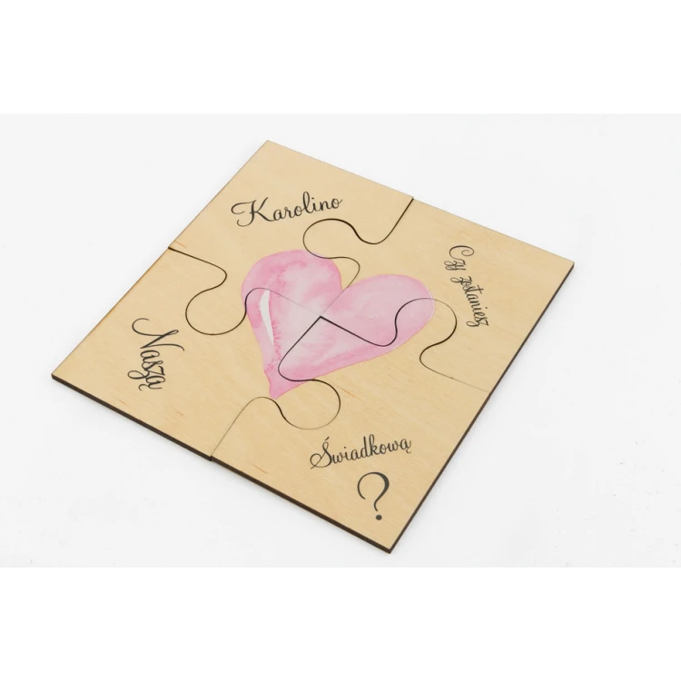 Puzzle - Wedding Invitations for Witnesses - UV Digital Print - ZAP012