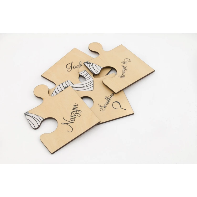 Puzzle - Wedding Invitations for Witnesses - UV Digital Print - ZAP013