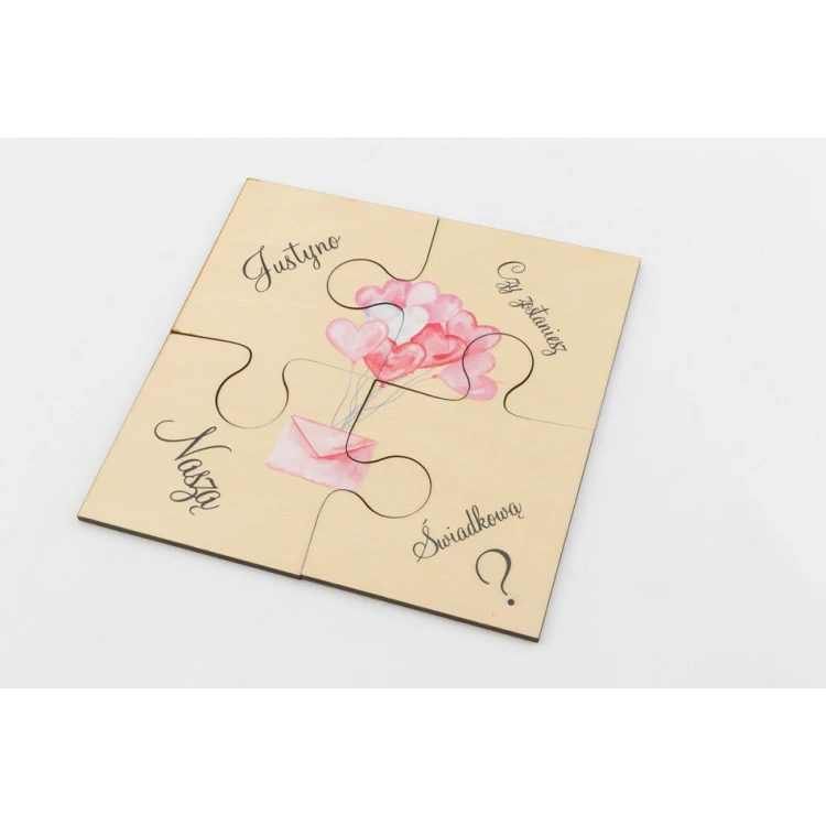 Puzzle - Wedding Invitations for Witnesses - UV Digital Print - ZAP011