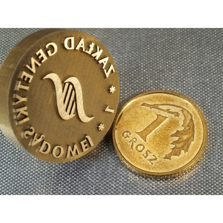 Brass Seal - LOGO STAMP - diameter 20mm