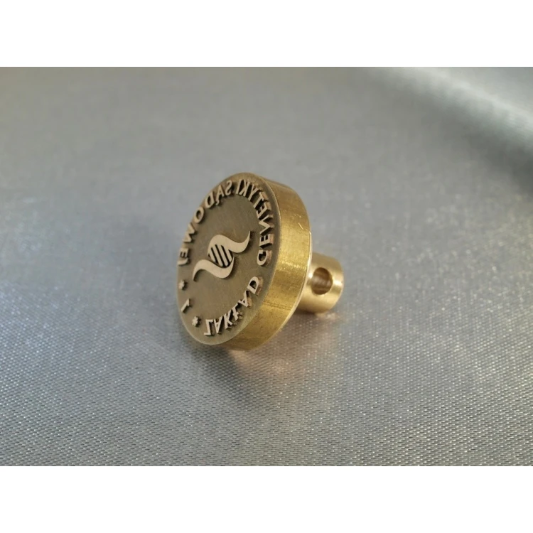 Brass Seal - LOGO STAMP - diameter 20mm