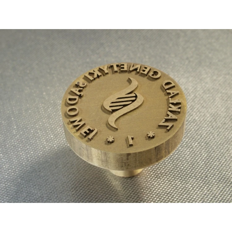 Brass Seal - LOGO STAMP - diameter 20mm