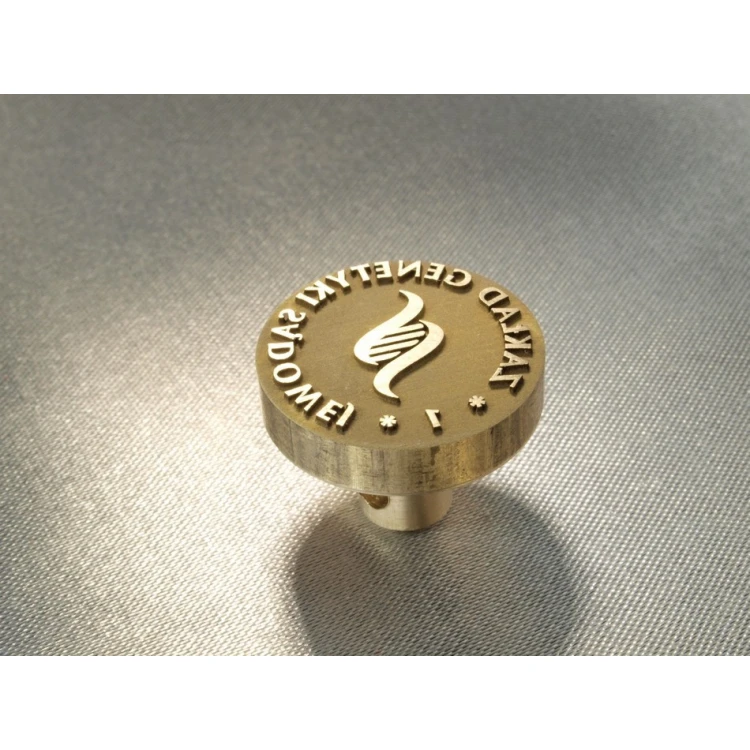 Brass Seal - LOGO STAMP - diameter 20mm