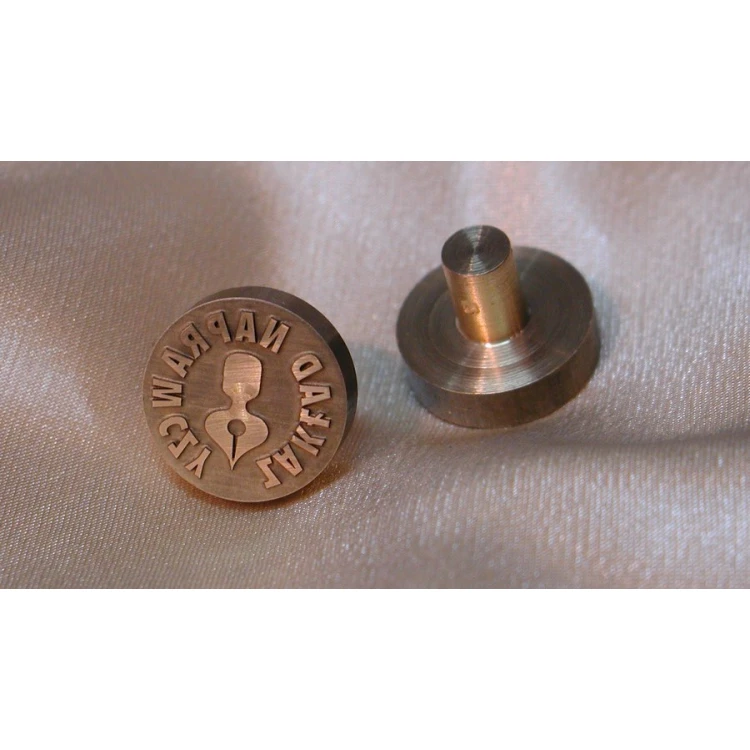 Brass Seal - LOGO STAMP - diameter 20mm
