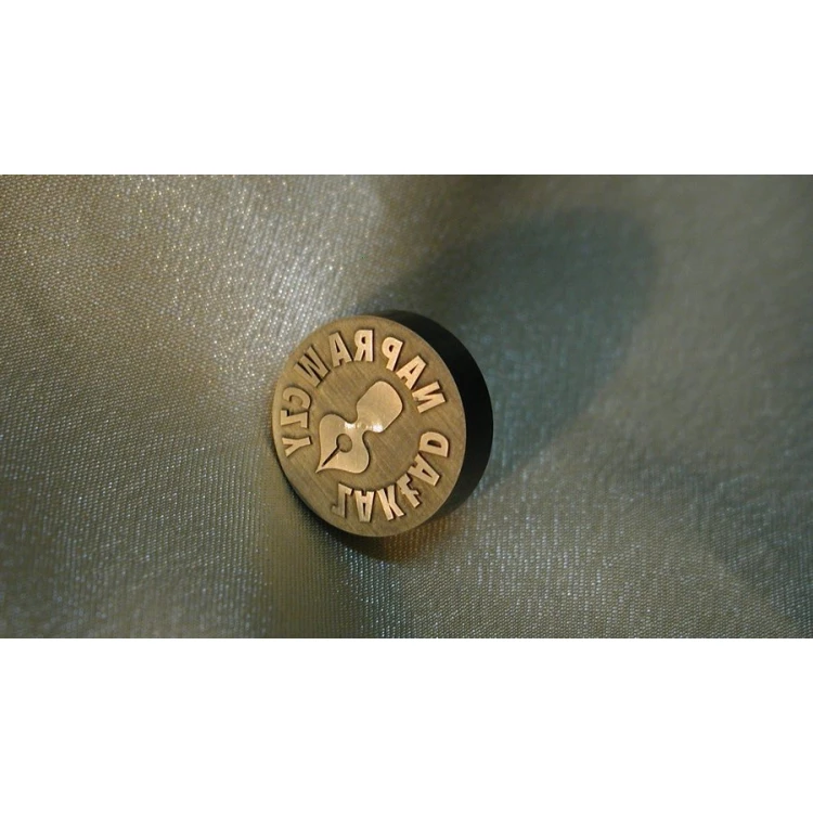 Brass Seal - LOGO STAMP - diameter 20mm