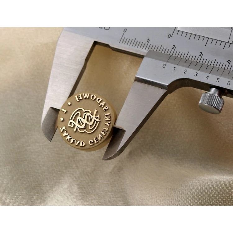 Brass Seal - LOGO STAMP - diameter 20mm