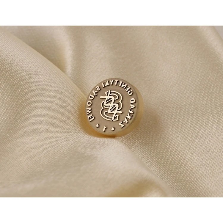 Brass Seal - LOGO STAMP - diameter 20mm