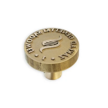 Brass Seal - LOGO STAMP - diameter 20mm