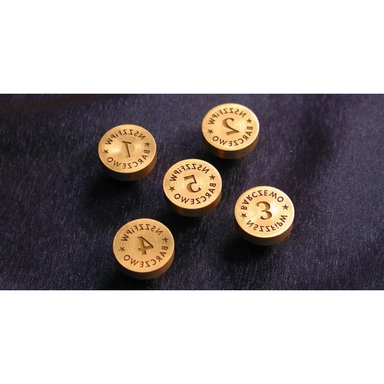 Brass Reference Disc - Laser - Diameter 20mm