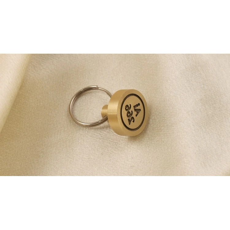Brass Reference Disc - Laser - Diameter 20mm