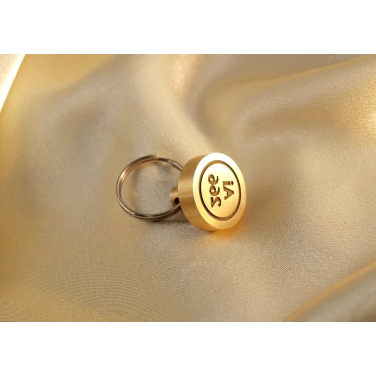 Brass Reference Disc - Laser - Diameter 20mm