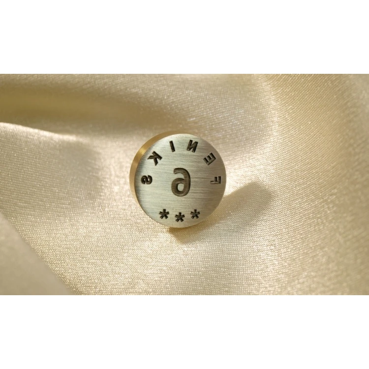 Brass Reference Disc - Laser - Diameter 20mm