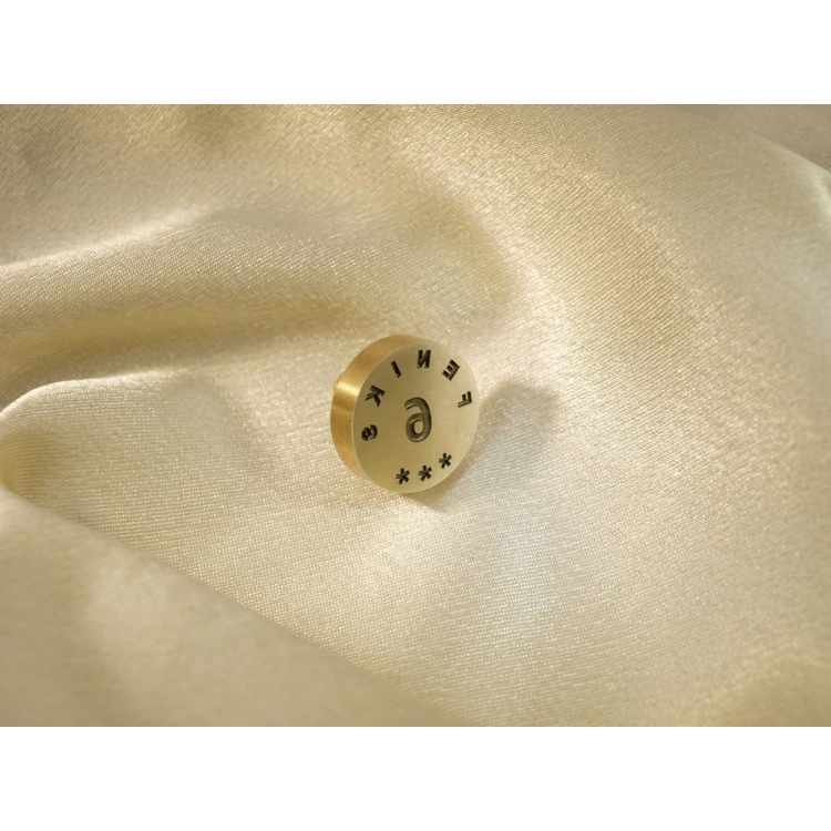 Brass Reference Disc - Laser - Diameter 20mm