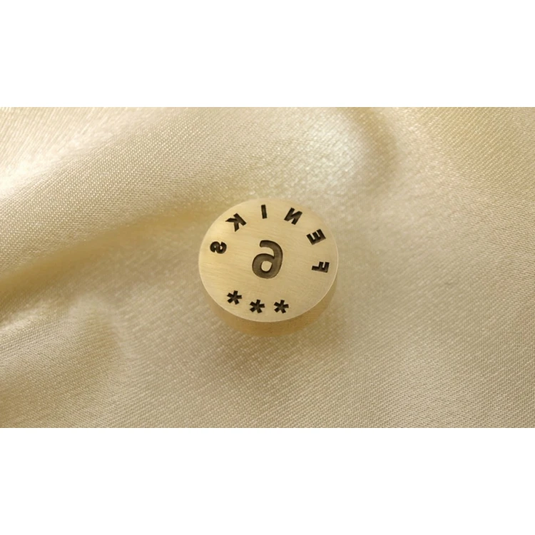 Brass Reference Disc - Laser - Diameter 20mm