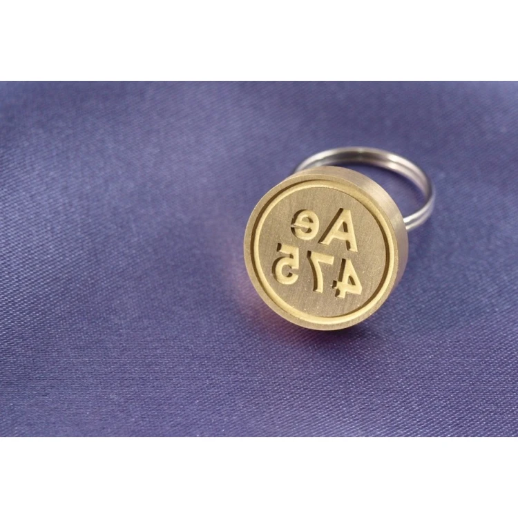Brass Reference Disc - Laser - Diameter 20mm