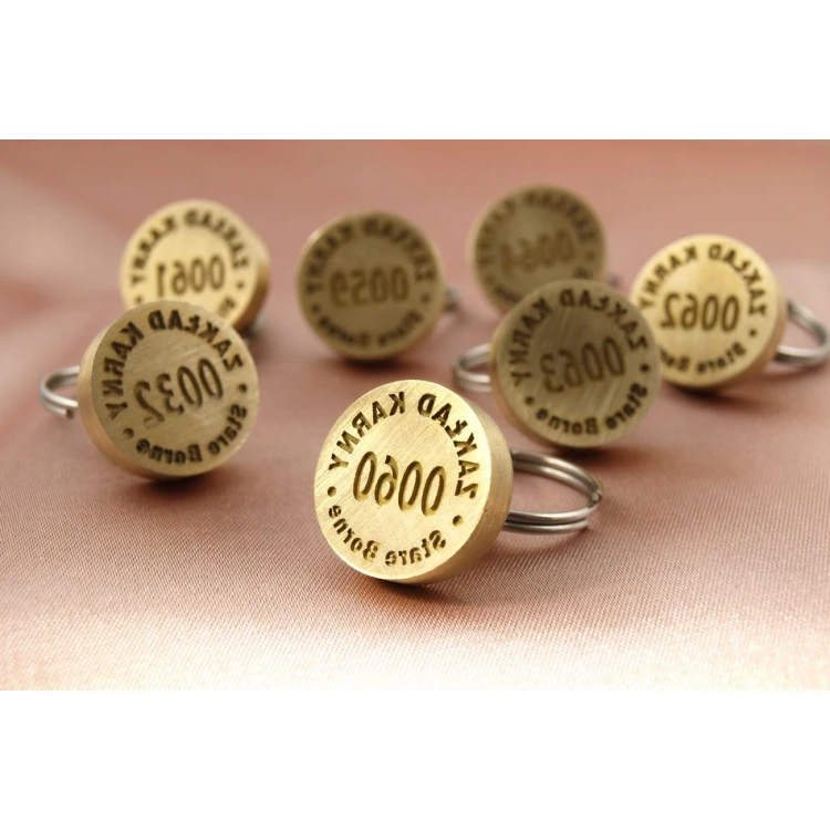 Brass Reference Disc - Laser - Diameter 20mm