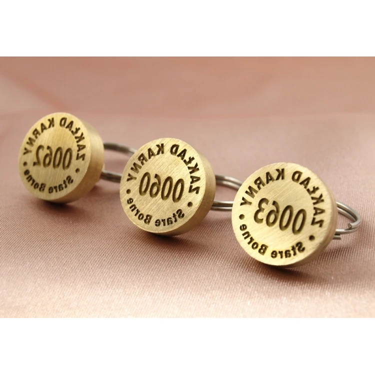 Brass Reference Disc - Laser - Diameter 20mm
