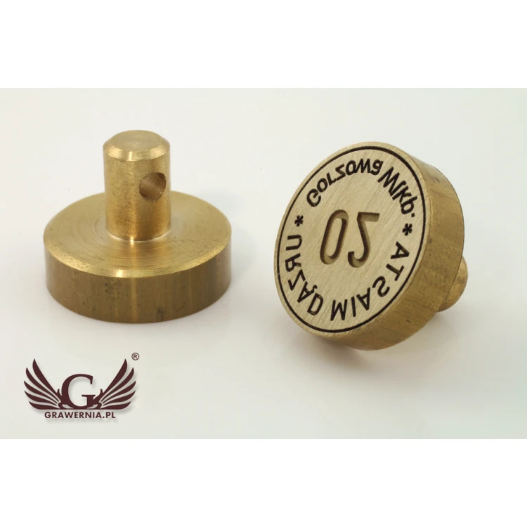 Brass Reference Disc - Laser - Diameter 20mm