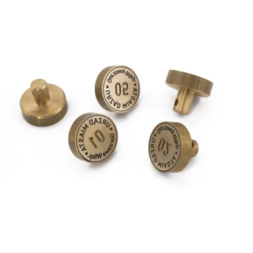 Brass Reference Disc - Laser - Diameter 20mm