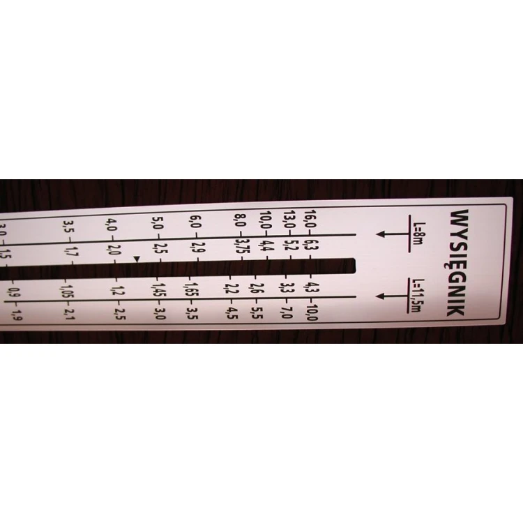 Renovation of scale plate for crane