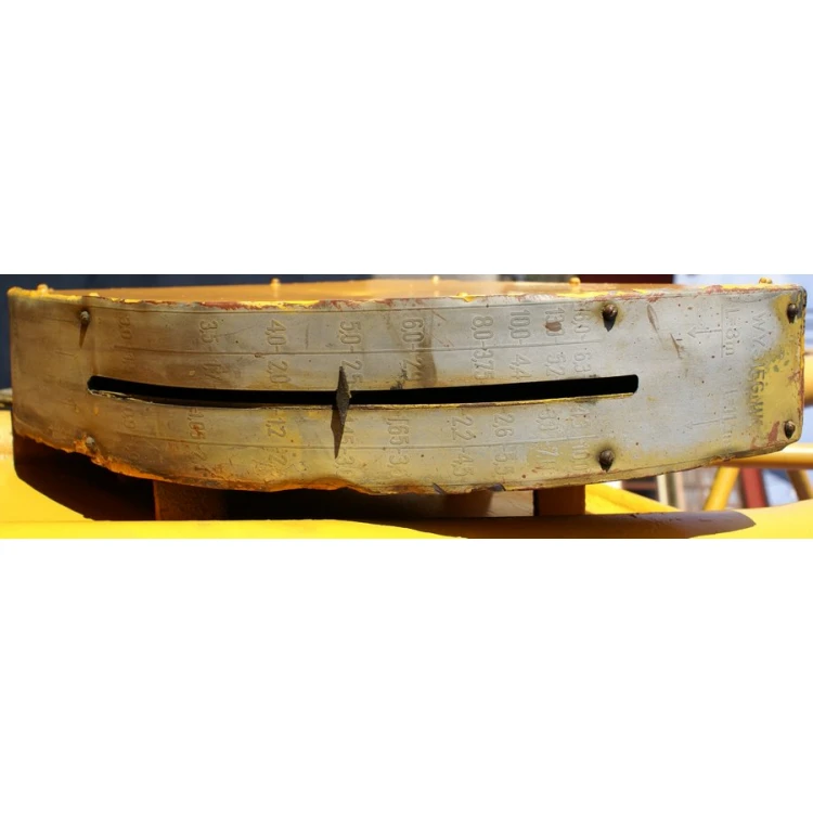 Renovation of scale plate for crane