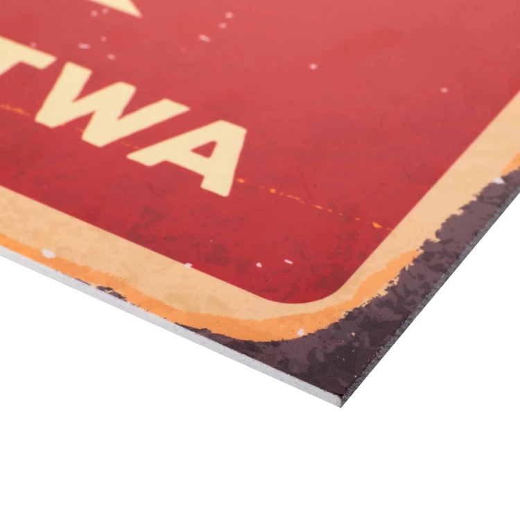 Retro Information Sign, size 315x420mm - Workplace Order - BHP195