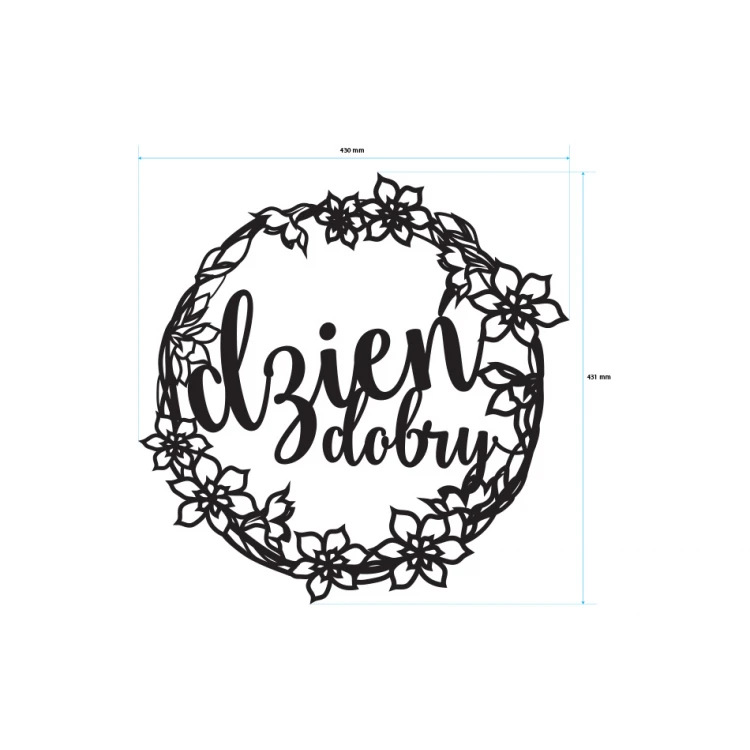 Decorative Rosette - Good Morning - ROZ011