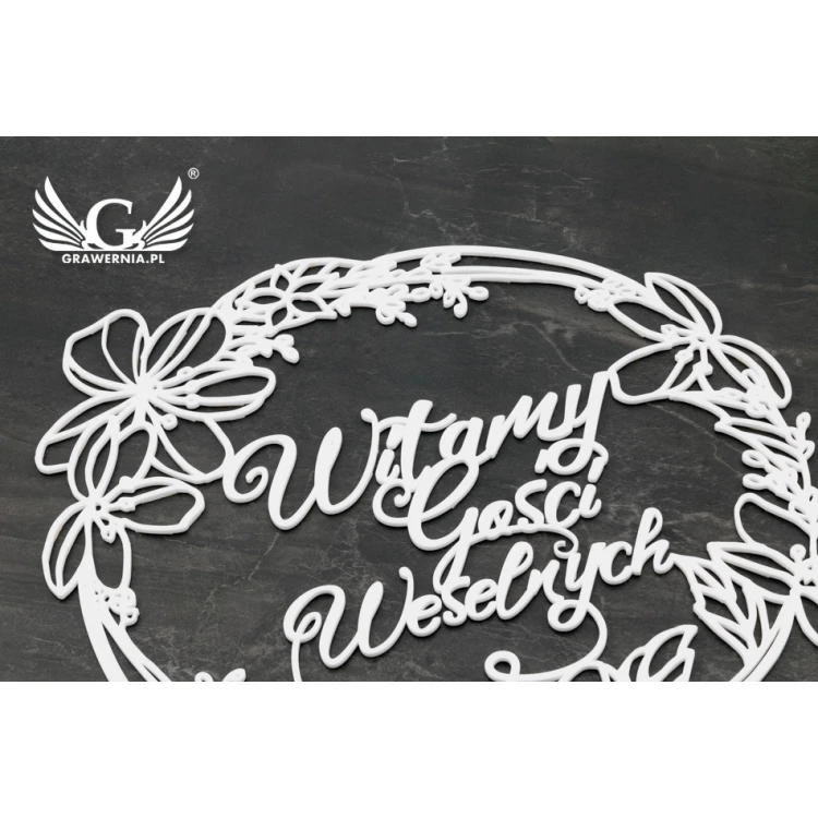 Decorative Rosette - Welcome Wedding Guests - ROZ009