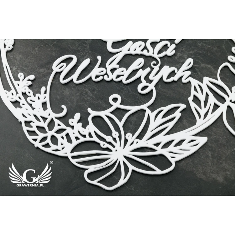 Decorative Rosette - Welcome Wedding Guests - ROZ009