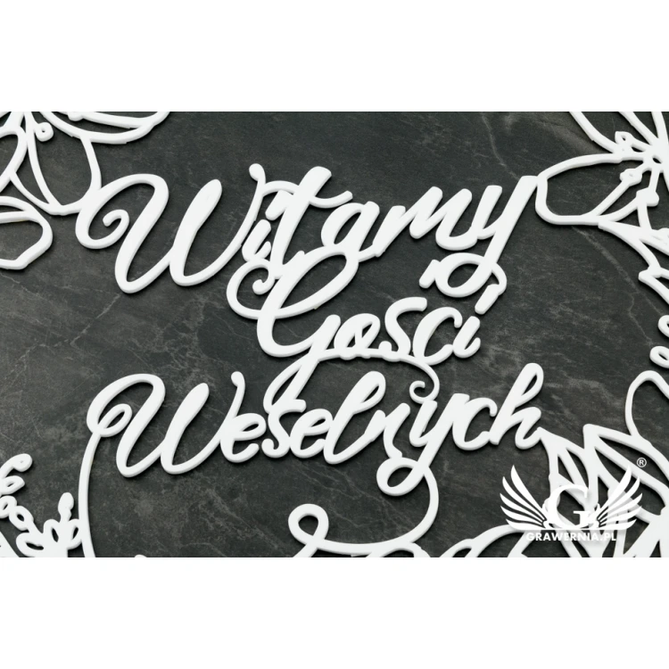 Decorative Rosette - Welcome Wedding Guests - ROZ009