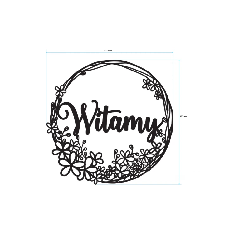 Decorative Rosette - Welcome - ROZ007