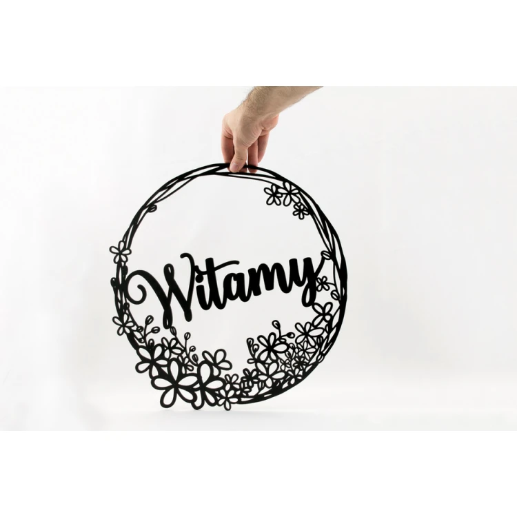 Decorative Rosette - Welcome - ROZ007
