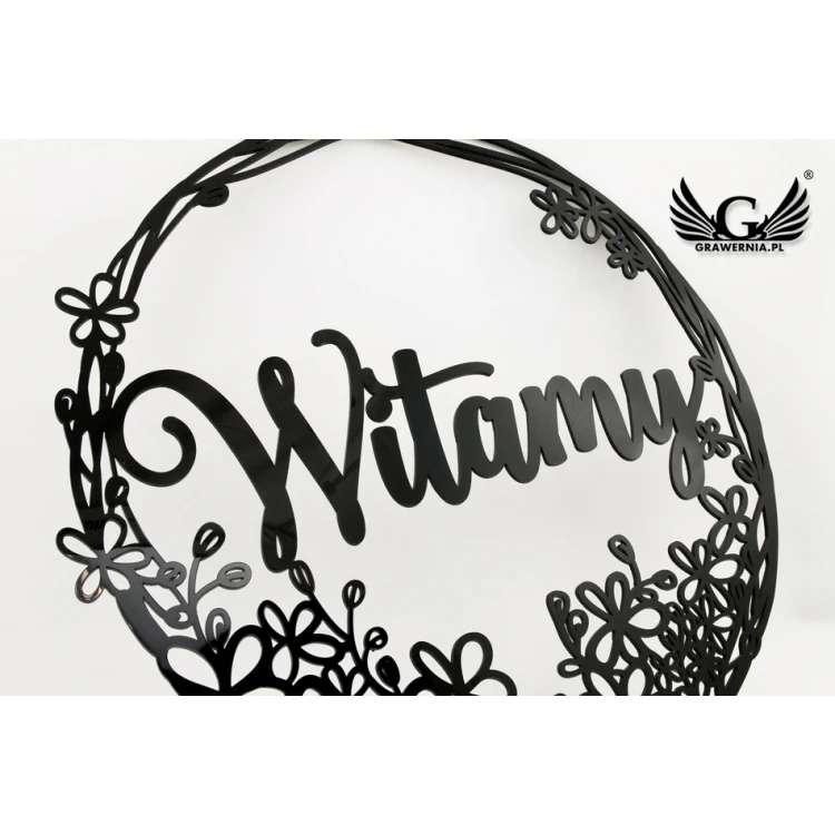 Decorative Rosette - Welcome - ROZ007